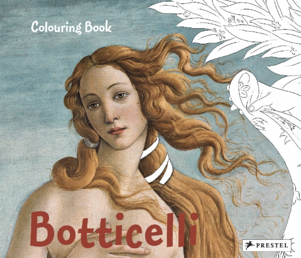 Best Art Books for Children: Boticelli Colouring Book