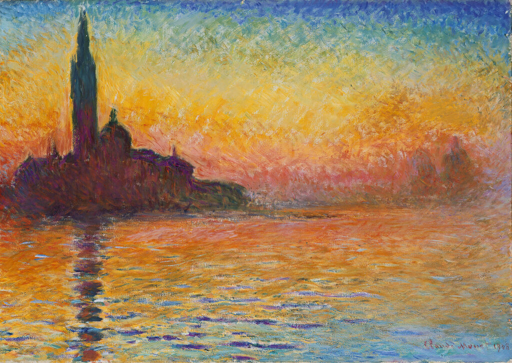 Davies Sisters collection: Claude Monet, San Georgio Maggiore at Dusk