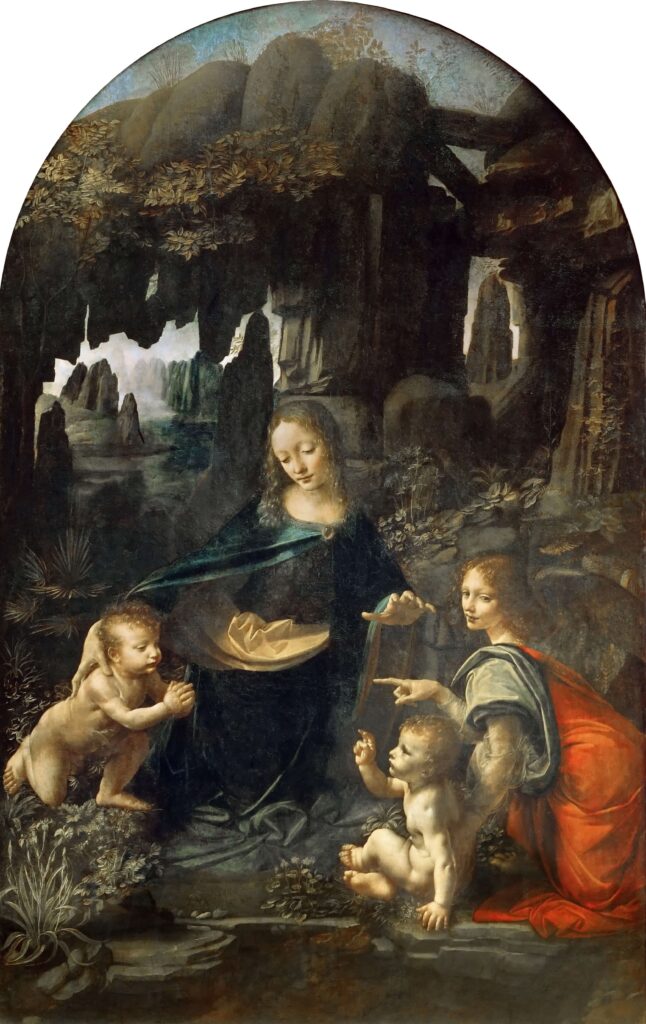 Leonardo da Vinci, The Virgin of the Rocks Italian Renaissance