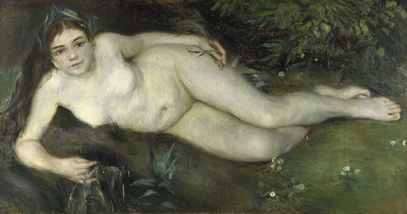 Pierre-Auguste Renoir, A Nymph by a Stream