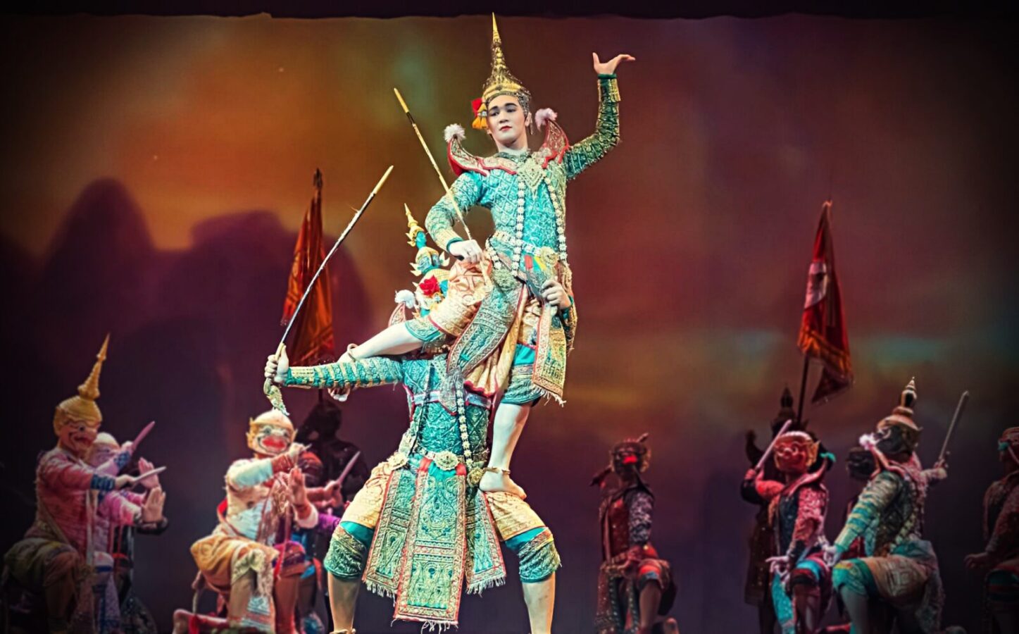 Khon - The Art of Thai Dance Art. thai traditional dance costume. 