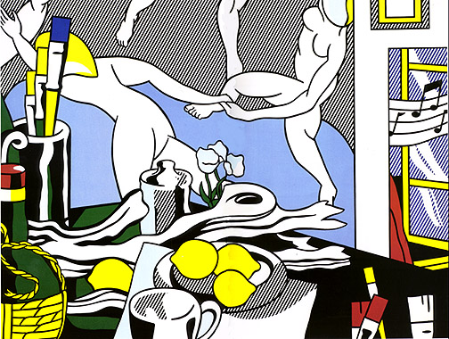 Roy Lichtenstein, Artist's studio-The Dance, 1974