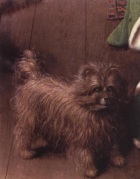 How the Popular Dog Breeds Used to Look: Jan van Eyck, The Arnolfini Portrait