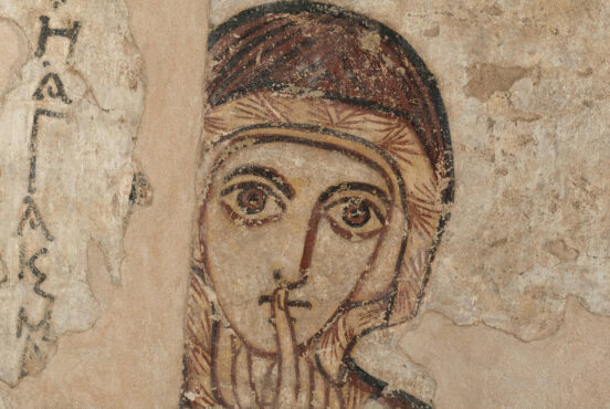 Nubian, Faras, Saint Anne, 8th to 9th century,