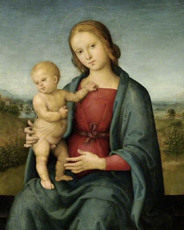Perugino Virgin and Child Fitzwilliam Museum