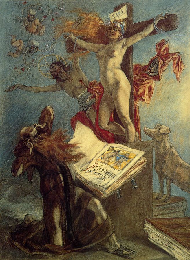 Félicien Rops, The Temptations of St. Anthony
