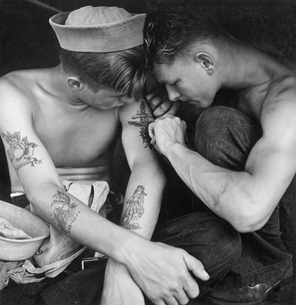Tattoos in History: Tattooed sailors aboard the USS New Jersey,