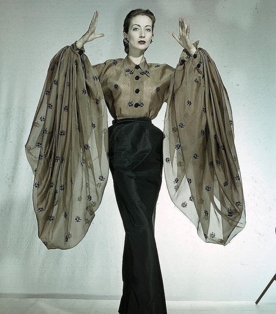 Elsa Schiaparelli's iconic blouse, 1951.