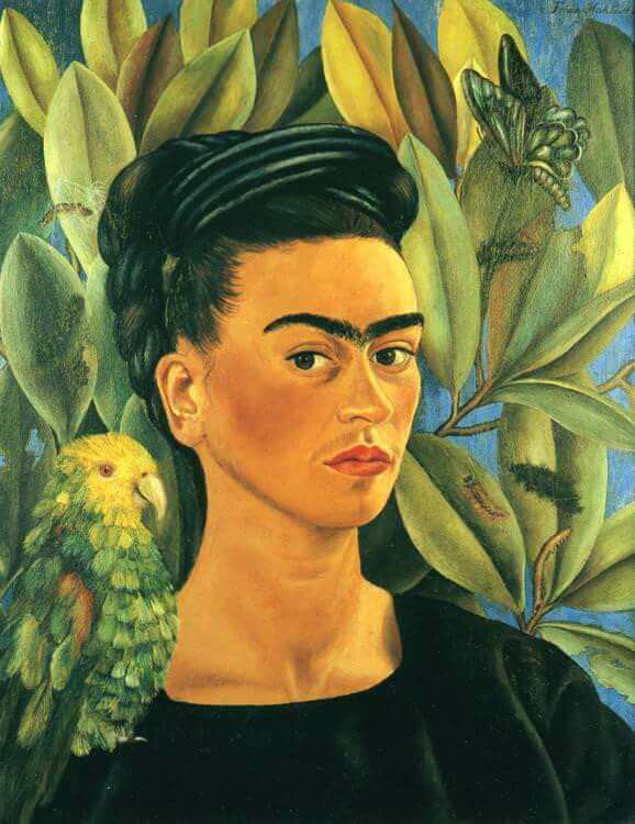 Frida Kahlo, Autorretrato con Bonito