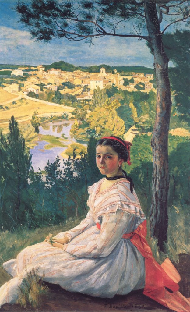 Frédéric Bazille, View of the Village, 1868, Musée Fabre, Montpellier, France.
