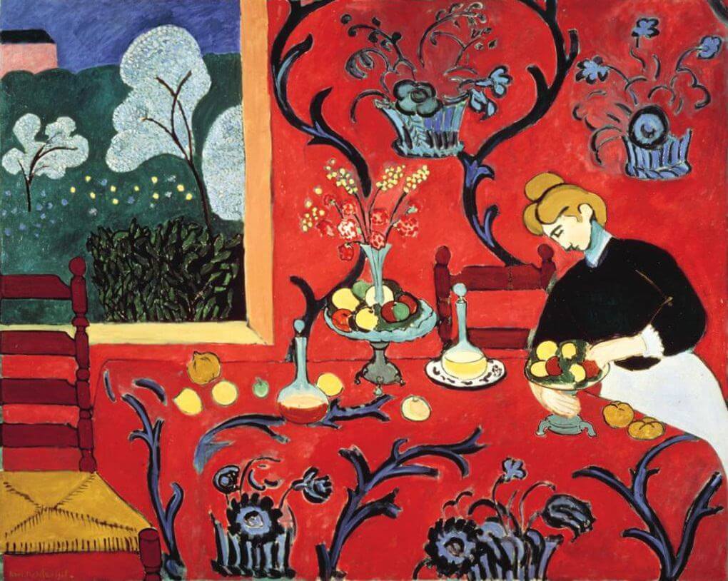 Art History 101: Henri Matisse, The Dessert: Harmony in Red,