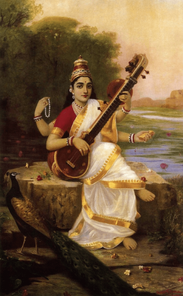 Raja Ravi Varma, Goddess Saraswathi