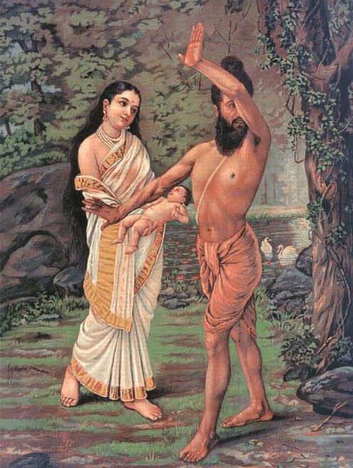 Raja Ravi Varma, The Birth of Shakuntala