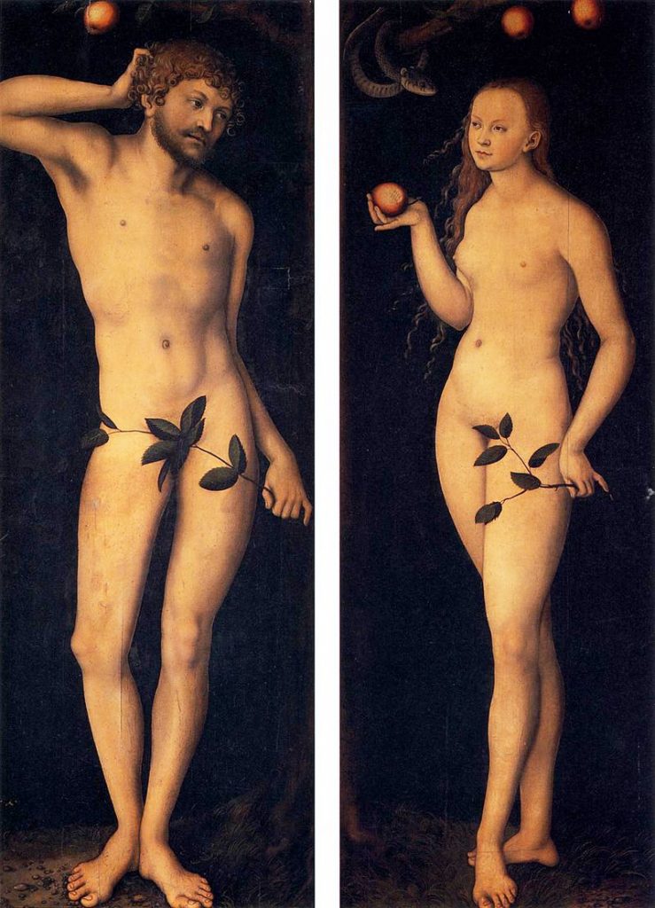 Art in the Netflix tv series Dark: Lucas Cranach The Elder, Adam and Eve