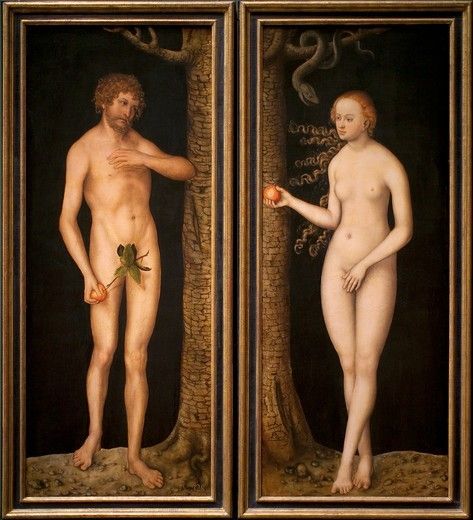 Art in the Netflix tv series Dark: Lucas Cranach The Elder, Adam and Eve,