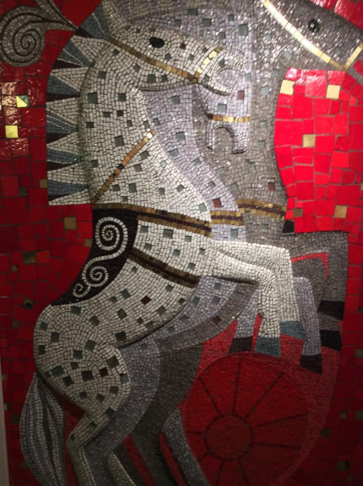 Jeanne Mount, Horses Mosaic