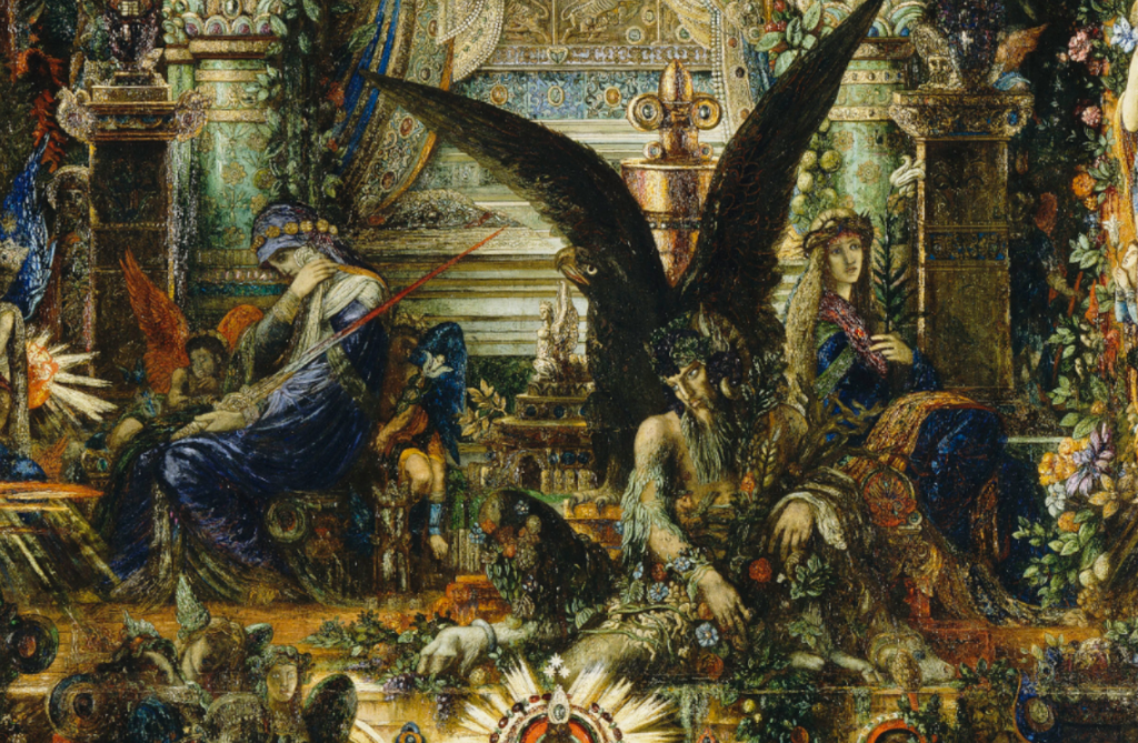 Gustave Moreau, Jupiter and Semele (detail)