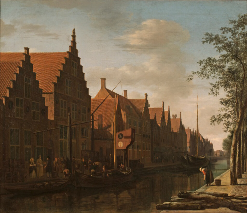 Haarlem in the Dutch Golden Age: Berckheyde, View on the Bakenessergracht, Dutch Golden Age