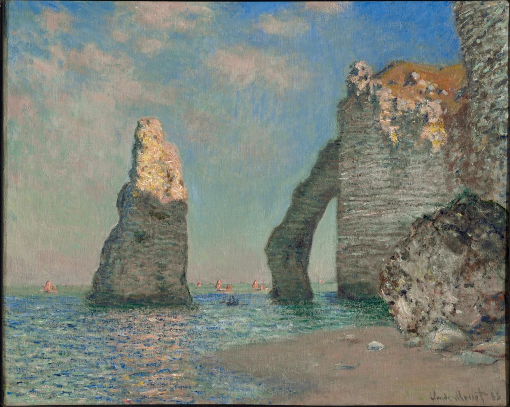 The Clark Highlights: Claude Monet, The Cliffs at Étretat, 1885, The Clark Art Institute, Williamstown, Massachusetts, U.S.A