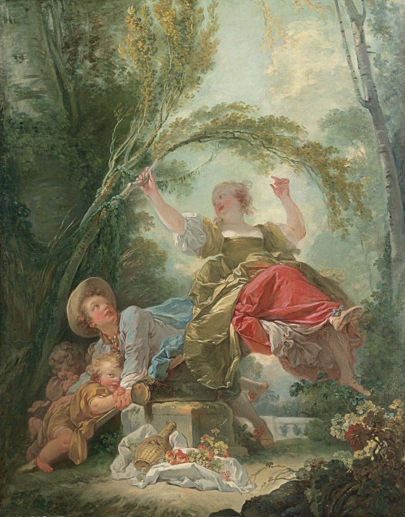  Jean-Honore Fragonard, The See- Saw, ca. 1750 - 1752, Museo Nacional Thyssen-Bornemisza