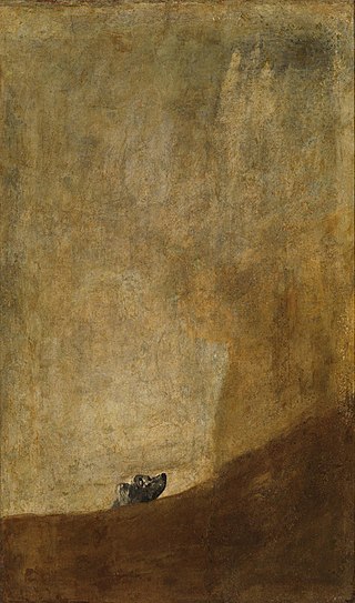 pinturas negras, Francisco Goya, Dog,