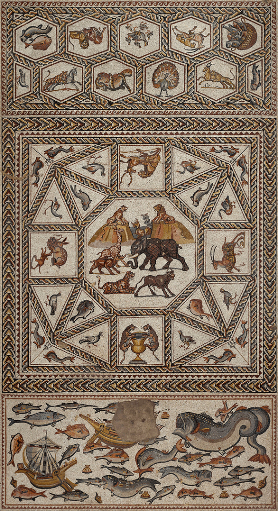 Roman floor mosaics: Lod Floor Mosaic