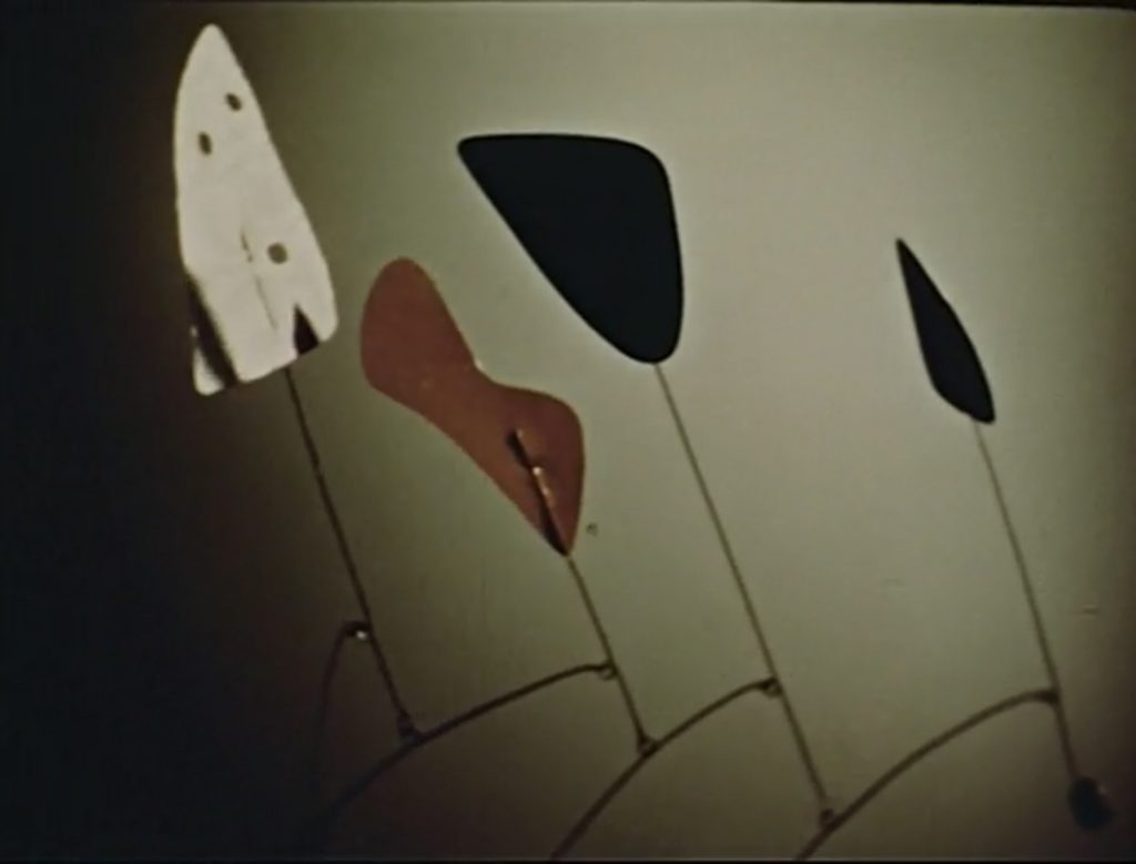 Still from Dreams That Money Can Buy, Alexander Calder's mobile, Ballet scene, 1947, directed by Hans Richter.