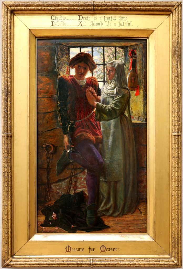 Pre-Raphaelites and Literature: William Holman Hunt, Claudio and Isabella, 1850, Tate Britain, London, U.K.