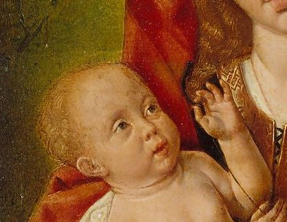 Bugs and Critters Hiding in Paintings: Master of Saint Giles, Virgin and Child with a Dragonfly