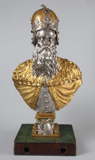 Francesco Spagna, Reliquary bust of King Saint Stephen, 1635. Croatia
