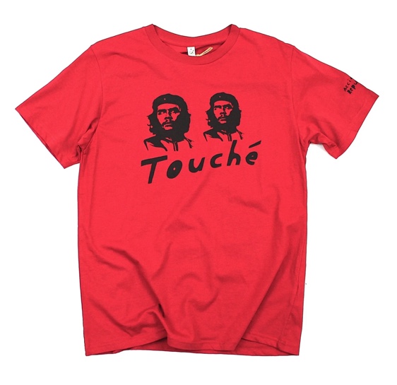 Touché T shirt, designed by Kevin Hodgetts