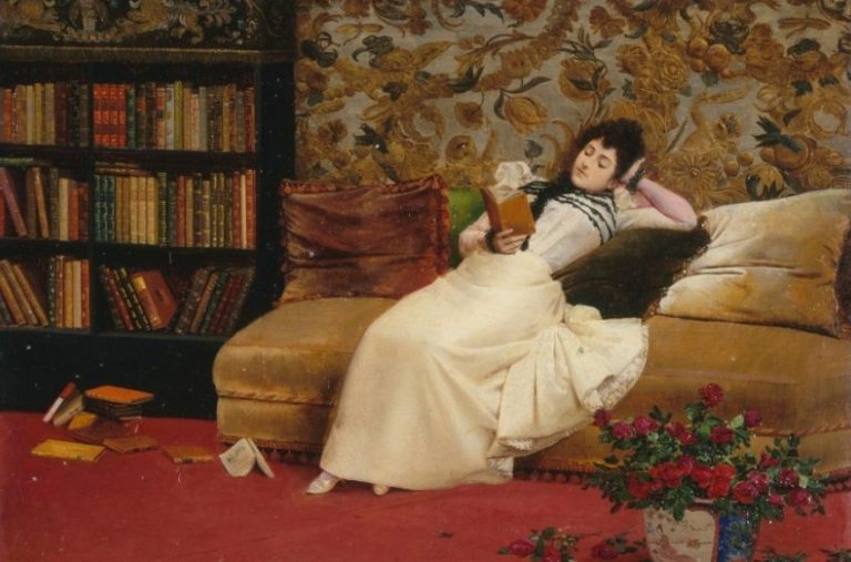 Artsy Books for Summer: Georges Croegaert, Reading, 1890, Musée Carnavalet, Paris, France.
