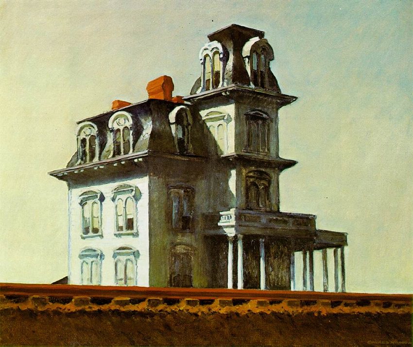 Artists in cinema: Edward Hopper, House by the Railroad, 1925, Museum of Modern Art, New York, NY, USA.