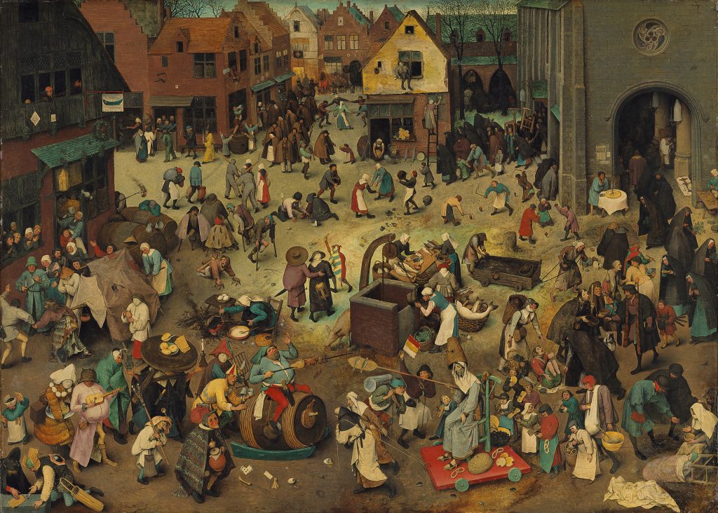 Pieter Bruegel the Elder, The Fight Between Carnival and Lent, 1559, Kunsthistorisches Museum, Vienna