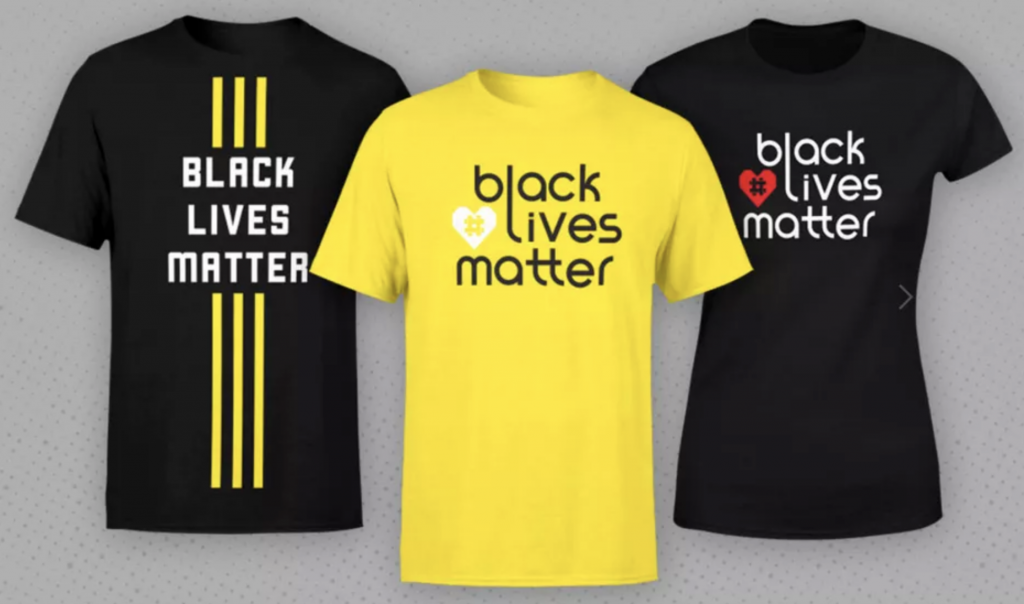 Protest T-Shirts. Black Lives Matter t-shirts