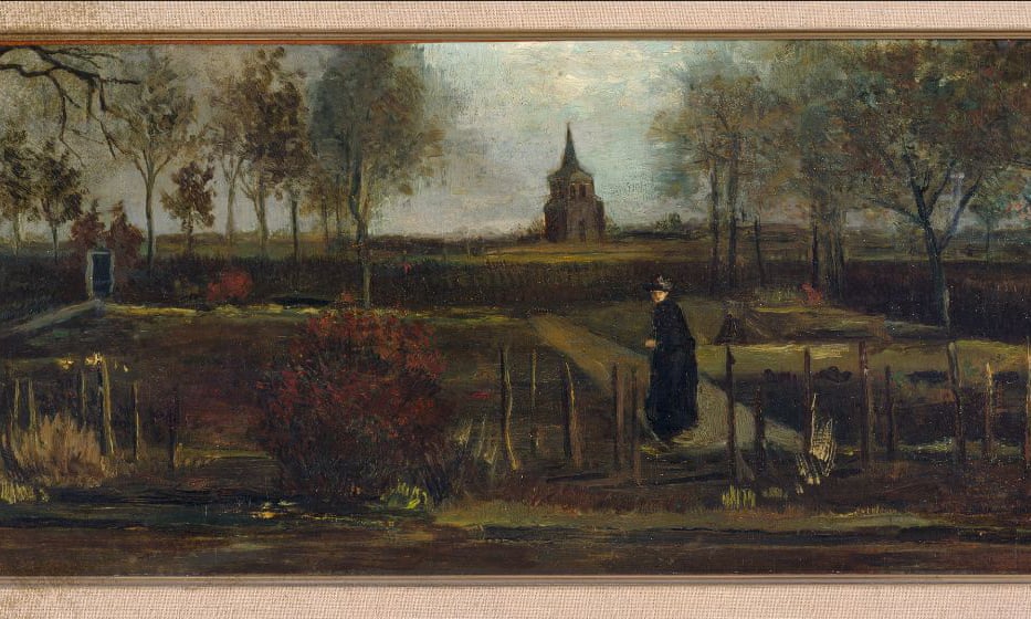 The Biggest Art News of 2020: Detail of Vincent Van Gogh, Spring Garden, the Parsonage Garden in Nuenen in Spring, 1884