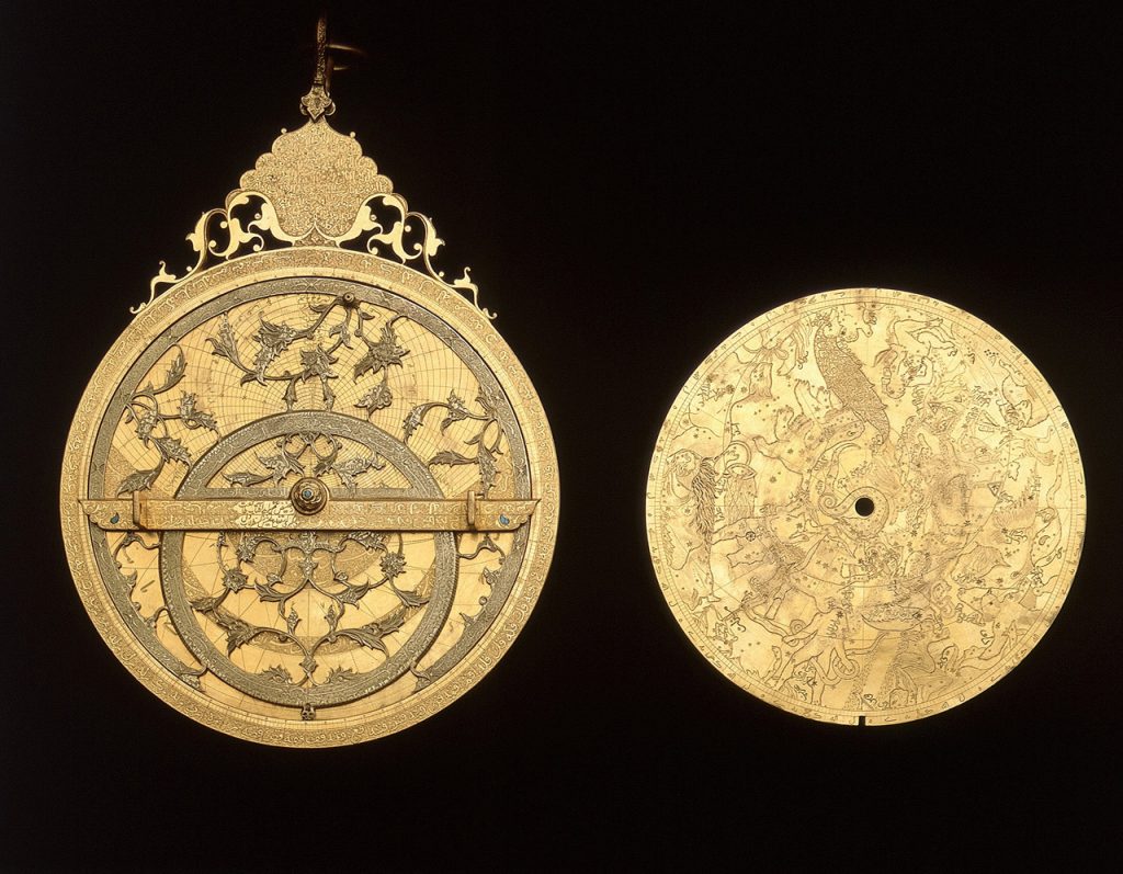 Ibn Muhammad Amin Muhammad Mahdi al-Khadim al-Yazdi, Planispheric Astrolabe, 1659-1660, National Maritime Museum, Greenwich, London