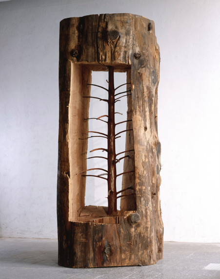 Arte Povera movement: Giuseppe Penone, The Hidden Life Within, 2007, on exhibit at the Art Gallery of Ontario, Canada, US. 