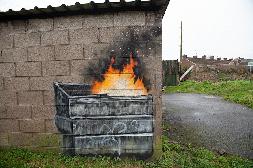 Banksy, Season’s Greetings, 2018. Left wall