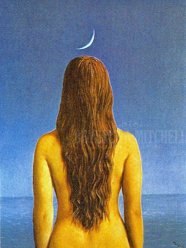 Artists in Cinema: Rene Magritte in Moonlight.