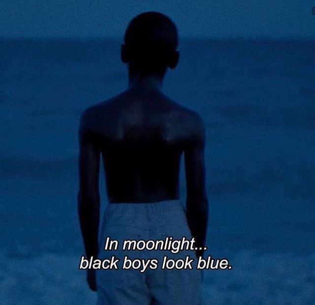 Movie still from Moonlight, 2016, directed by Barry Jenkins.