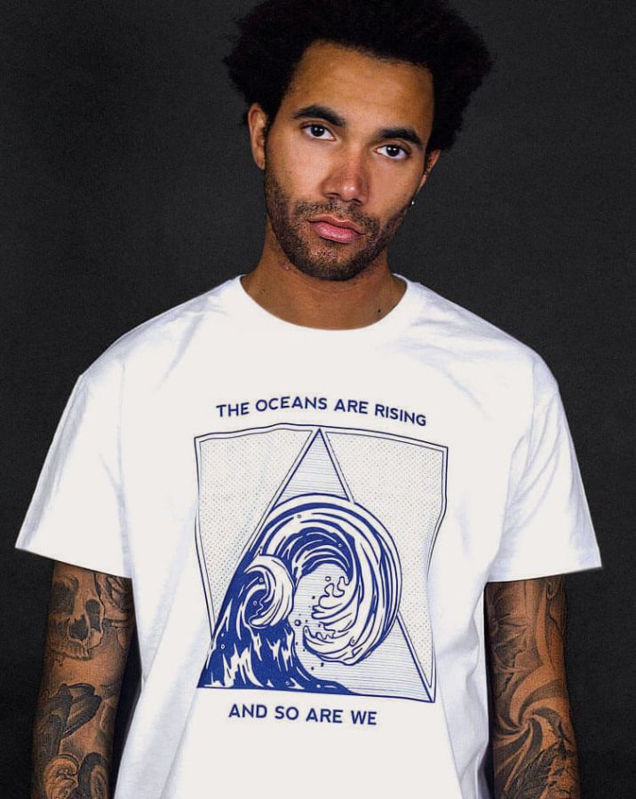 Protest T-Shirts. The oceans are rising t-shirt, 2020