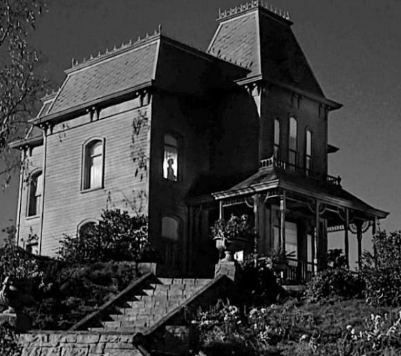 Movie still from Psycho, 1960, directed by Alfred Hitchcock.