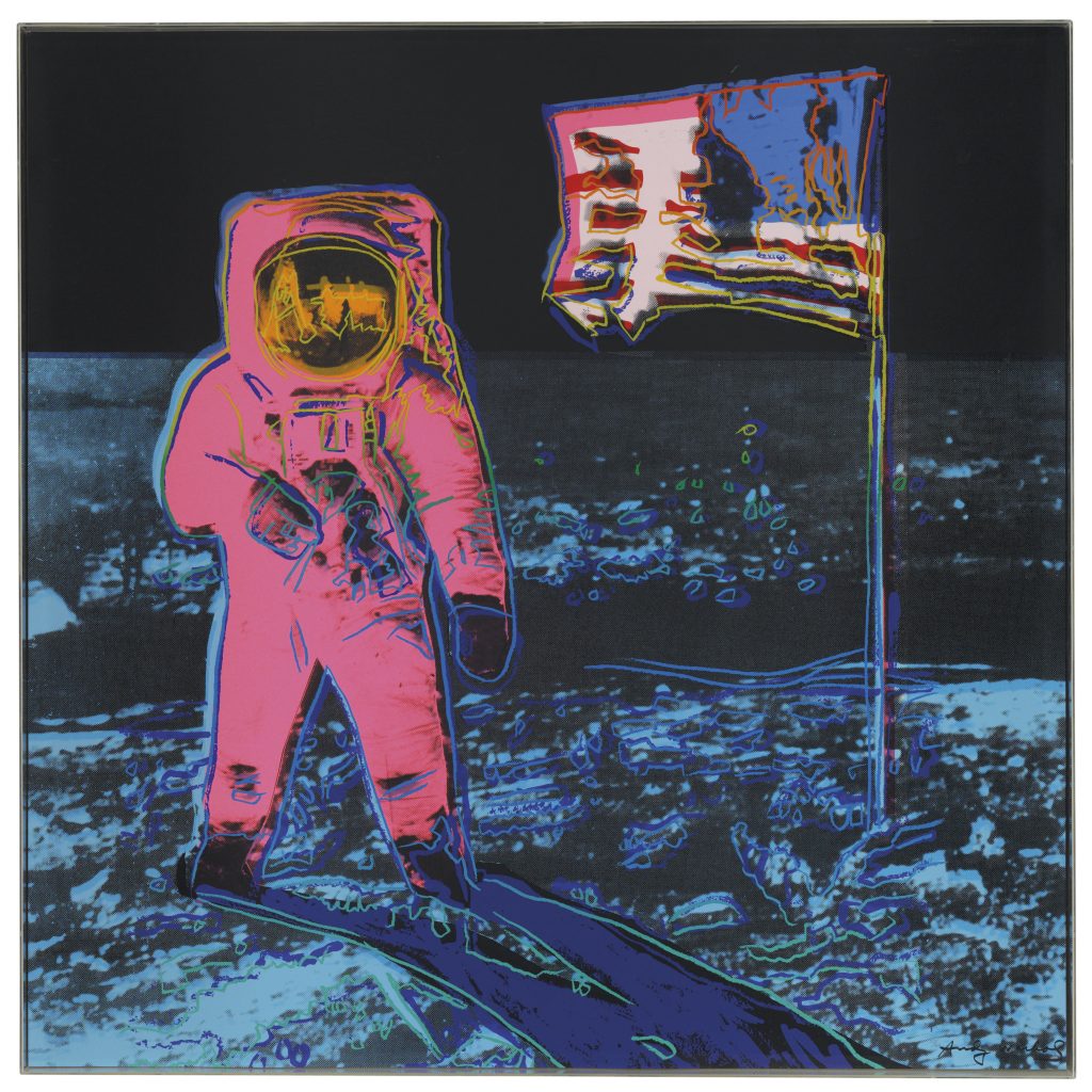 NASA Art Program: Andy Warhol, Moonwalk I 