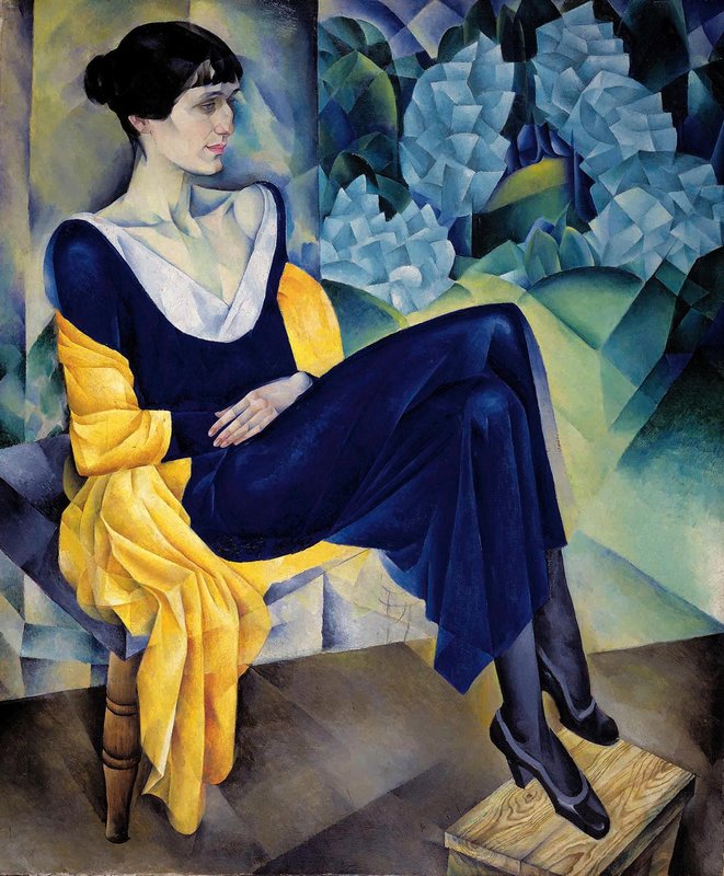 Nathan Altman, Portrait of Anna Akhmatova, 1915, The State Russian Museum, Saint Petersburg, Russia.