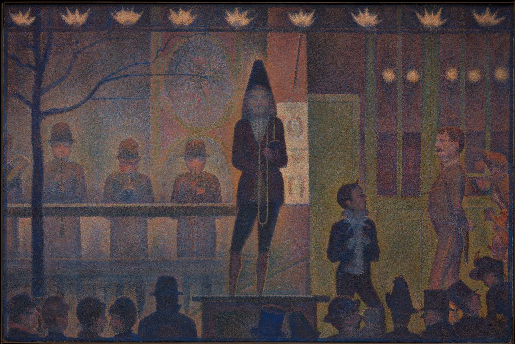 George Seurat, Circus Sideshow, 1887-8, The Metropolitan Museum of Art, New York, U.S.A
