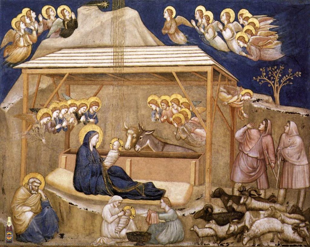 Giotto, Nativity, 1311-1320, Basilica of Saint Francis of Assisi, Italy.