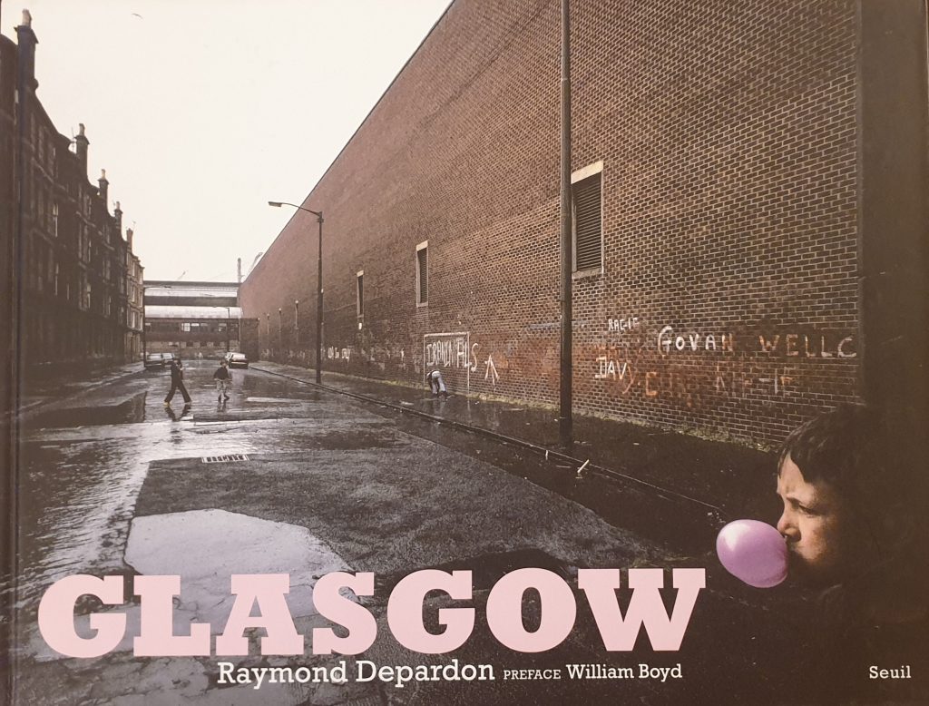 Photography Books, Book cover: Glasgow, Raymond Depardon, 2016. Magnum Photos.