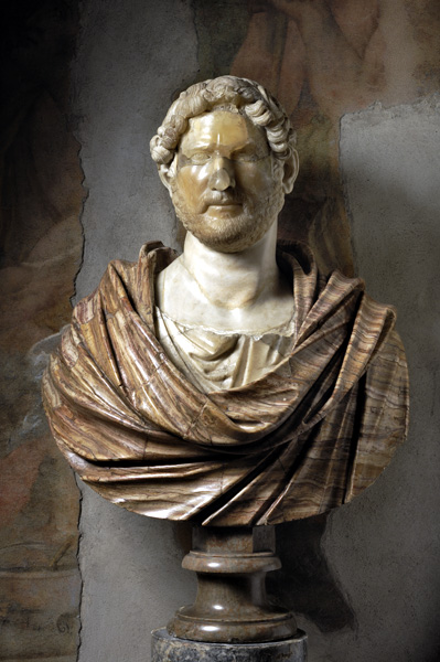 Roman Emperor Hadrian Sculpture or Bust showing beard