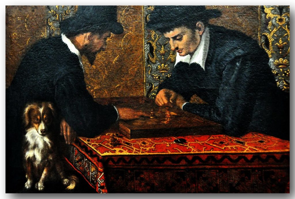 Ludovico Carracci, Chess Players, c. 1590, Gemäldegalerie, Berlin, Germany